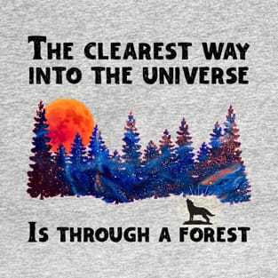 The Universe in a Forest T-Shirt